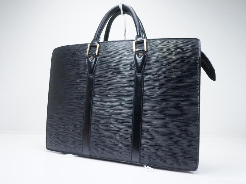Authentic Pre-Owned Louis Vuitton Epi Leather Special Order Black Porte Documents Lozan Briefcase 160597 - Luxury Vintage Office Bag for Business Professionals & Collectors
