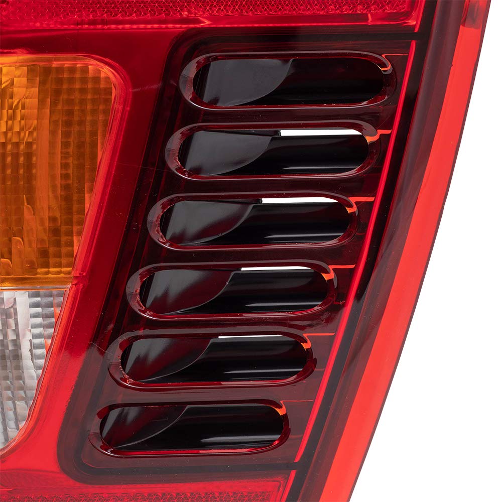 Brock Replacement Tail Lights Lens with Circuit Boards for 2002-2004 Jeep Grand Cherokee - Driver & Passenger Side (Part# 55155138AJ) - Perfect for Night Driving & Vehicle Restoration