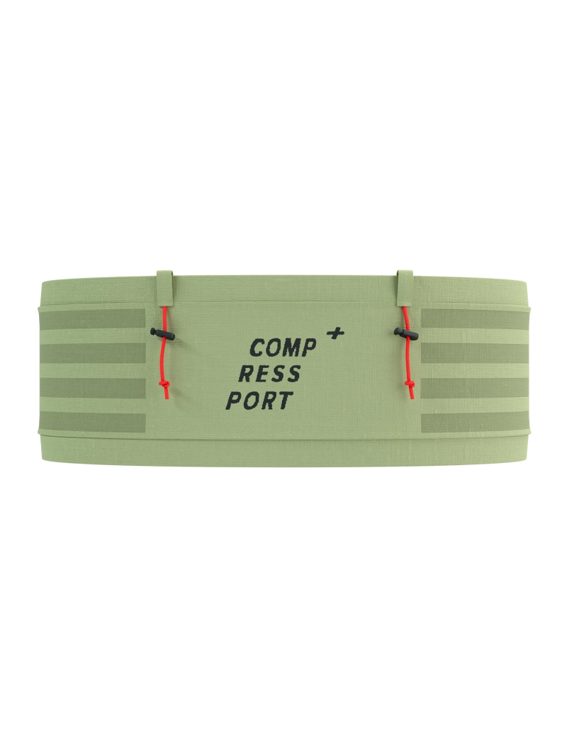 Compressport Unisex Free Belt Pro Running Waist Pack - Lightweight Hydration Belt for Marathon, Hiking & Outdoor Sports