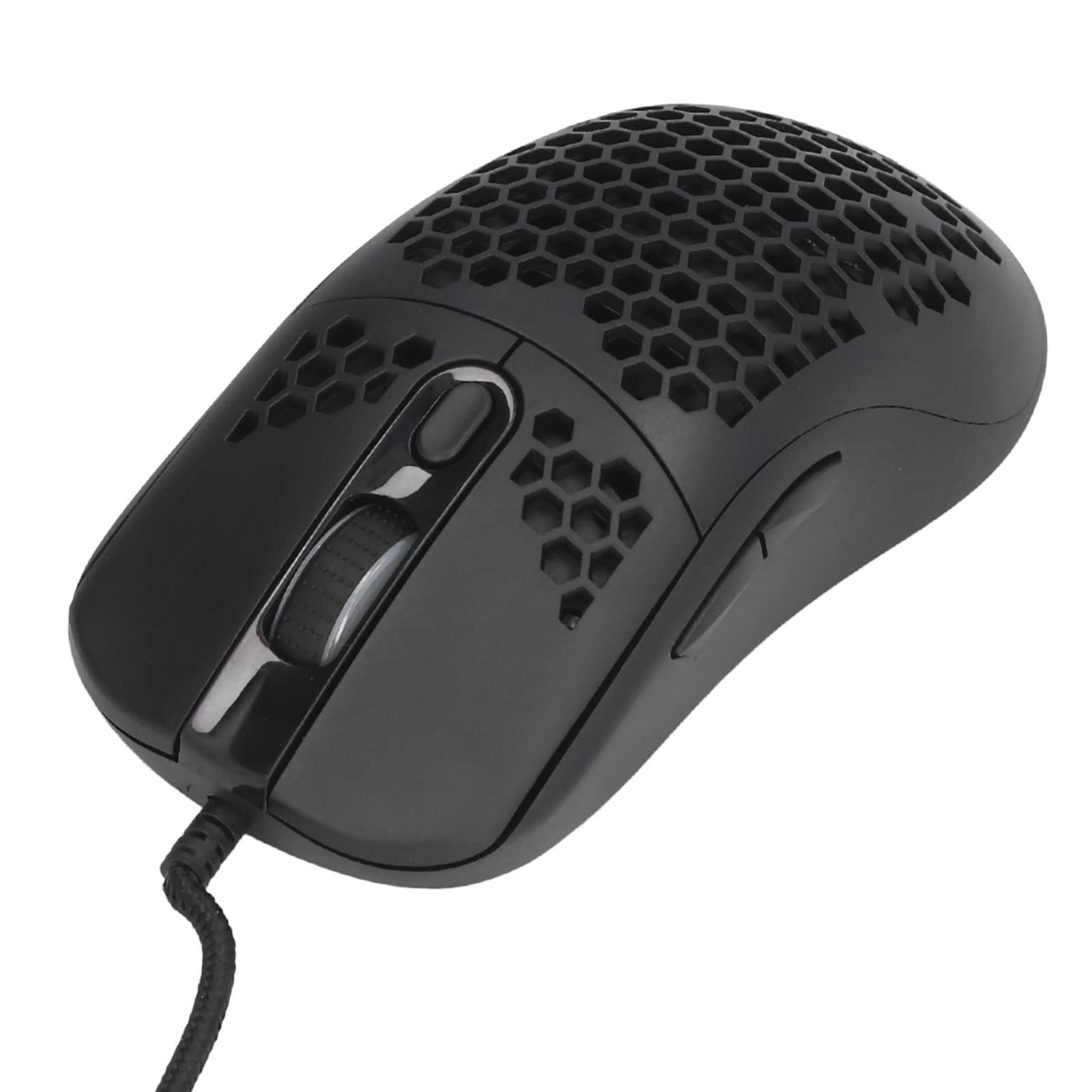 Zyyini USB Gaming Mouse - 8000DPI High Precision, 7 Programmable Buttons, RGB LED Backlit, Ergonomic Hollow Design Wired Computer Mouse (Black) - Perfect for FPS, MOBA Games & Office Work