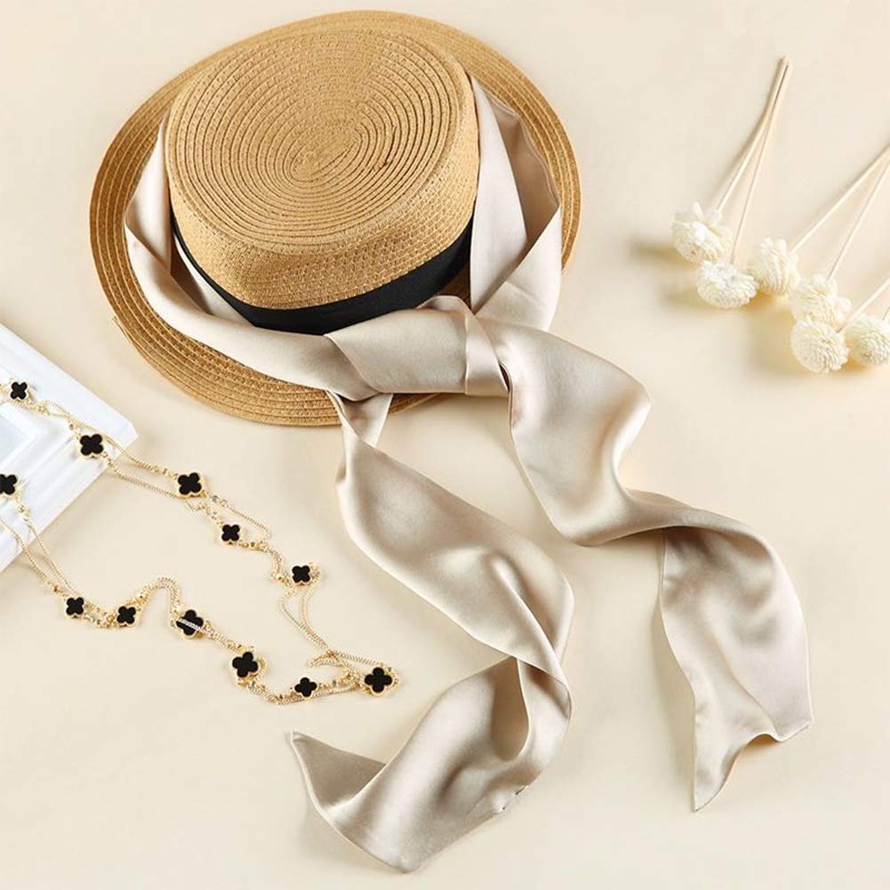 Orose Silk Skinny Headband & Hair Bandana for Women and Girls - Soft Head Scarf & Neck Scarf for Styling, Workout, Yoga, and Everyday Fashion Accessory