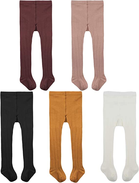 Black White Yellow Pink Purple - 5 Pairs