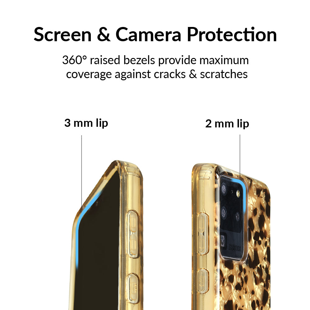 Samsung Galaxy Phone Case - Blonde Tortoise Shell Design - Protective & Stylish Cover for Everyday Use & Travel