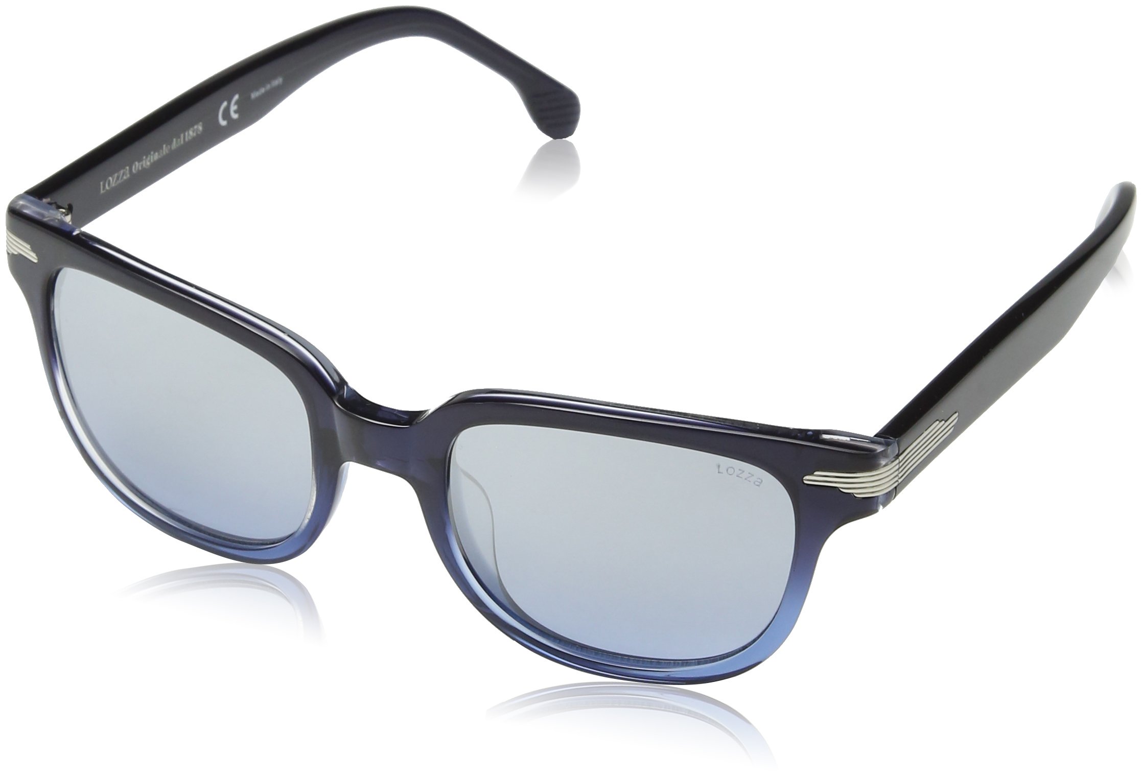 LOZZA Blue Polarized Fashion Sunglasses for Men & Women - UV Protection Unisex Shades for Outdoor Activities, Driving, Beach & Travel - SL4067M498Y6X