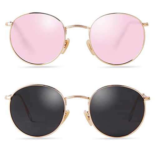Gold/Pink Mirrored+gold/Grey