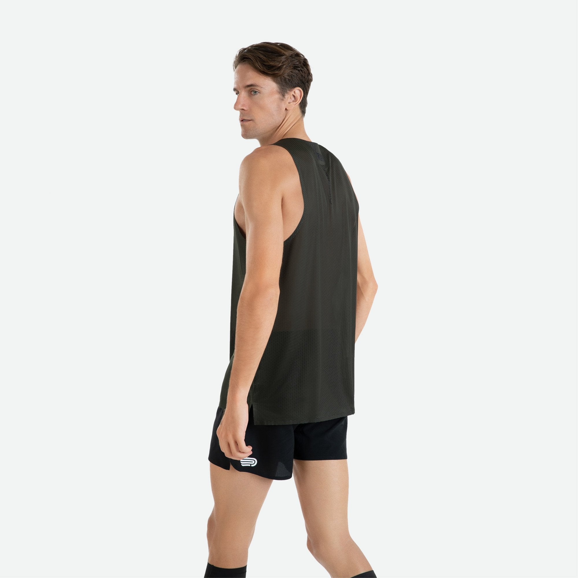 Pressio Men's Arahi Running Singlet - Lightweight & Breathable Athletic Tank Top for Marathon, Gym & Workout - Comfortable Performance Shirt for Jogging & Training