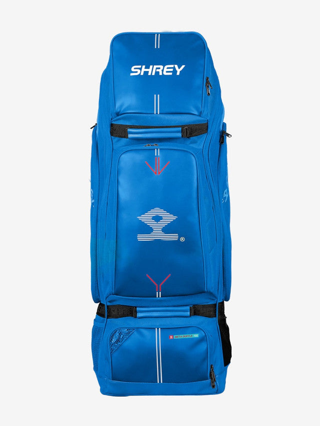 Shrey Meta 100 Duffle Cricket Bag - Steel Blue | Premium Cricket Equipment for Training & Matches | Perfect for Sports, Travel & Gym Use