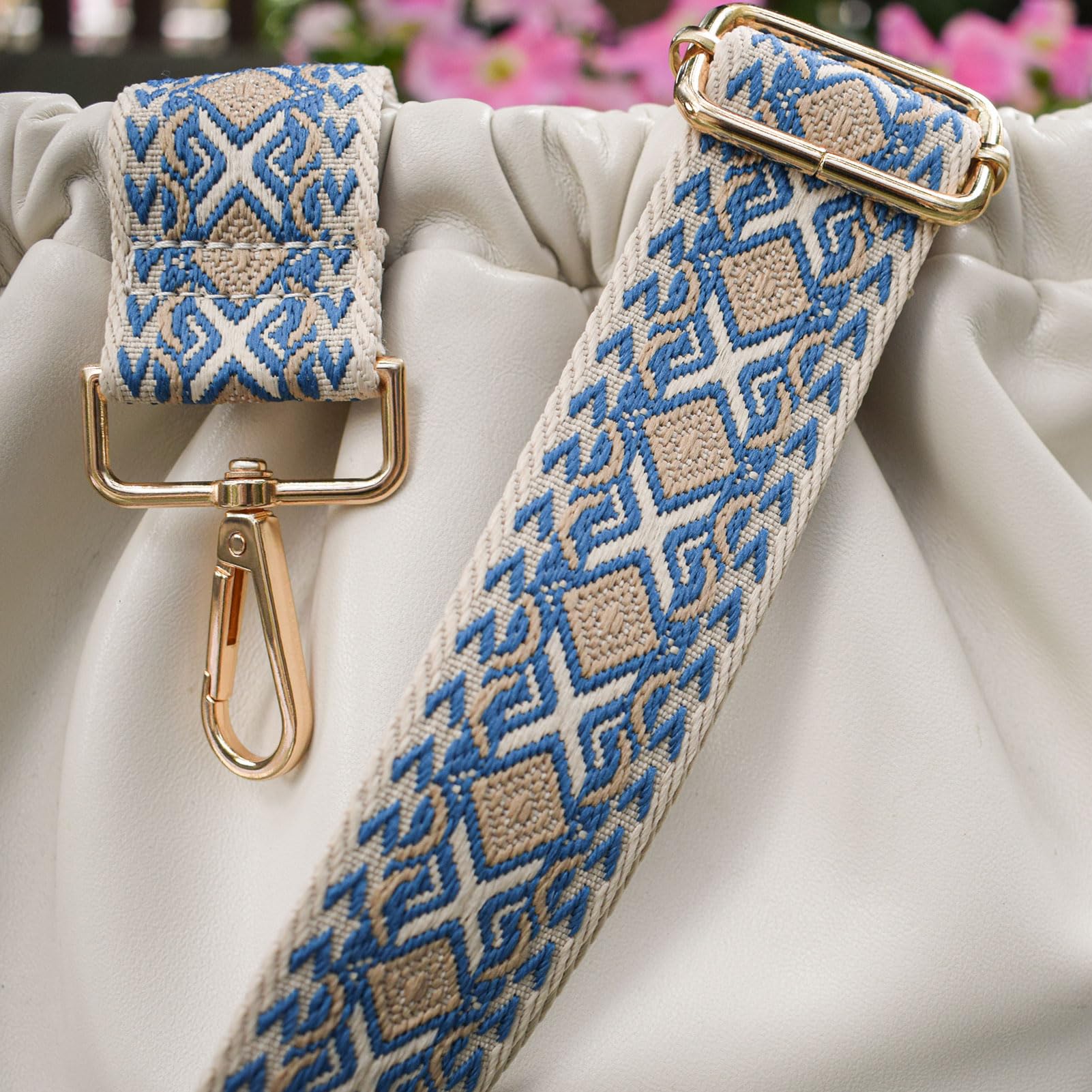 Adjustable Handbag Strap Replacement - Wide Shoulder Strap for Crossbody Bags & Purses - Perfect for Travel, Work, and Everyday Use