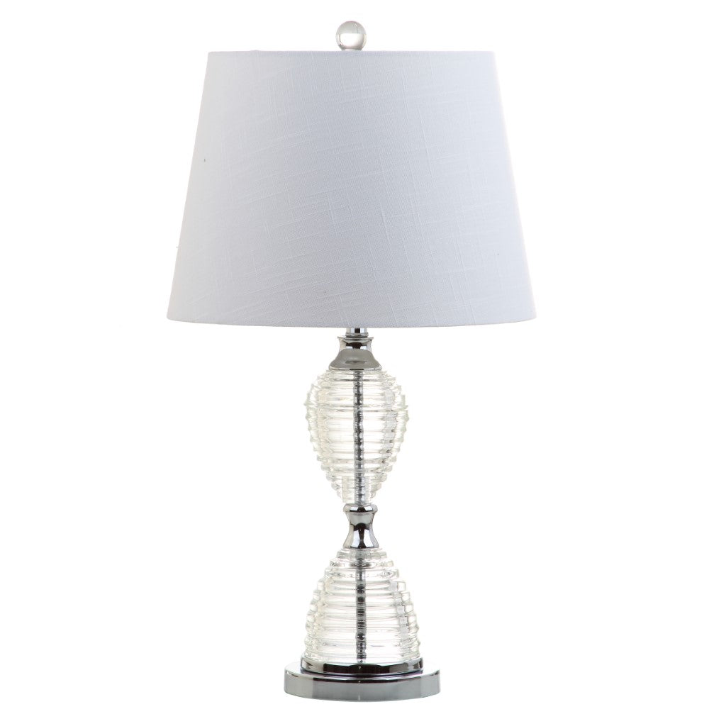 Aubrey 24 Crystal LED Table Lamp - Modern Decorative Lighting for Living Room, Bedroom & Office - Dimmable Touch Control Nightstand Lamp