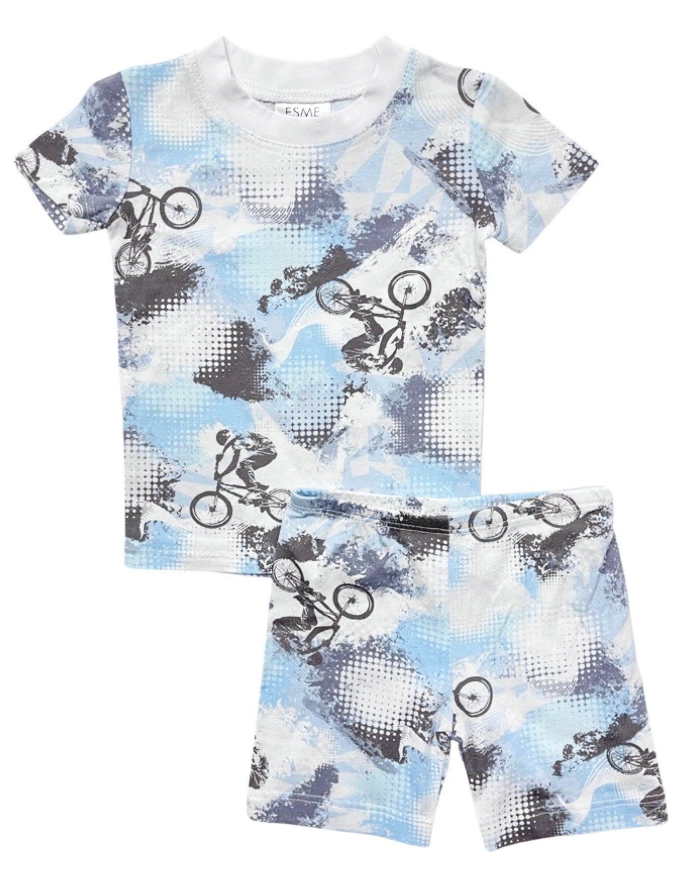 Breathable Bicycle Short Sleeve Top & Shorts Set - Comfortable Cycling Outfit for Men & Women - Perfect for Road Biking, Mountain Biking & Outdoor Sports