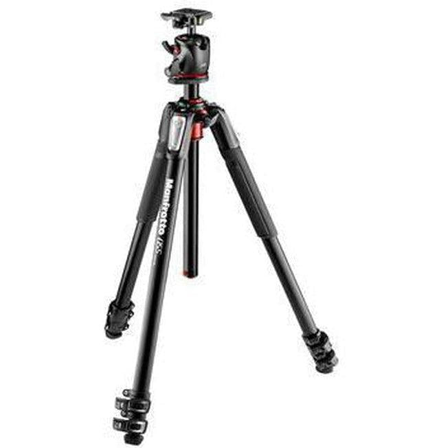 Manfrotto 055 Aluminum 3-Section Tripod with XPRO Ball Head 200PL - Professional Camera Tripod for Photography & Videography - Perfect for Outdoor Shooting, Travel, and Studio Work
