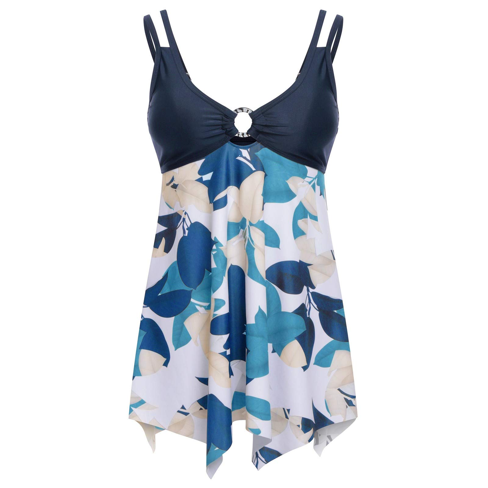 Women's High Waist Bikini Swimsuits - Floral Print Two-Piece Bathing Suit with Side Ties | Perfect for Beach Vacations, Pool Parties & Summer Getaways