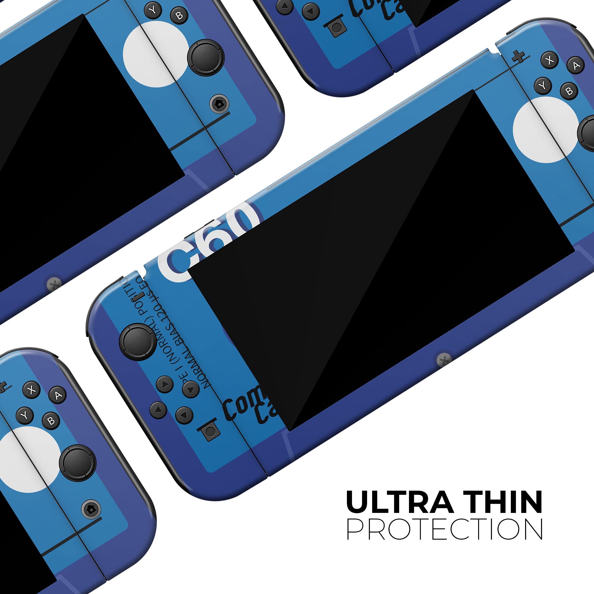 Nintendo Switch OLED Dock Skin Decal - Scratch-Resistant Removable Vinyl Wrap Cover - Retro Cassette Tape V5 Design - Perfect for Gaming Setup & Console Protection