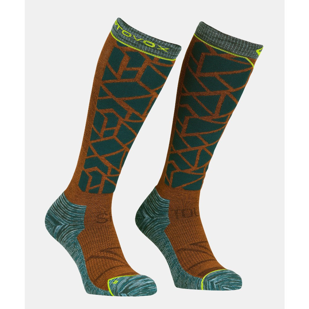 Ortovox Ski Tour Comp Long Socks for Men - High-Performance Hiking & Skiing Socks for Cold Weather Adventures