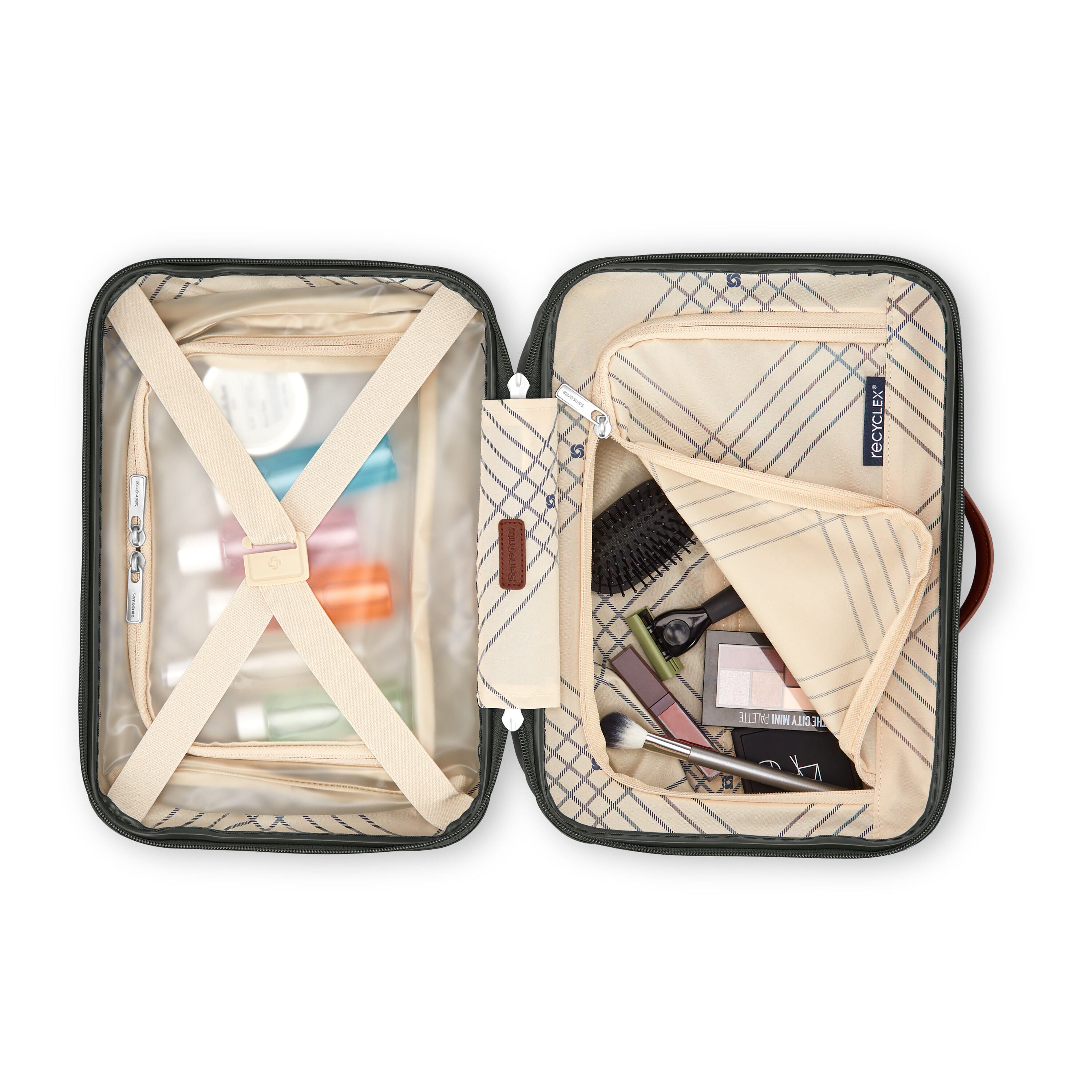 Samsonite Virtuosa Train Case - Durable Makeup Organizer for Travel & Professional Use | Compact Cosmetic Storage for On-the-Go Beauty Essentials