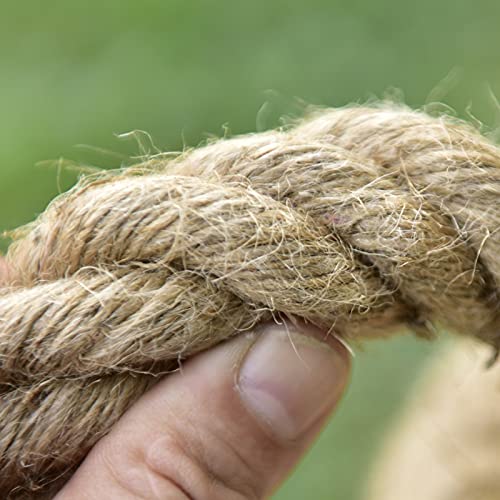 XHP Heavy Duty Tug of War Rope - 20M Linen Rope for 15-50 People Team Building, Gym Fitness, Outdoor Games & School Events - Perfect for Adults & Kids Strength Training, Field Day Activities & Group Exercises (Color: B-20M)
