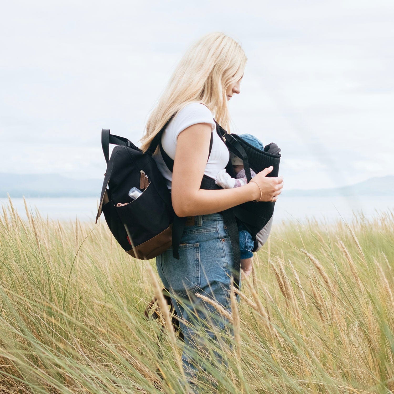 Babymel Robyn Eco-Friendly Diaper Bag for Moms - Stylish & Spacious Baby Essentials Organizer - Perfect for Travel, Daycare & On-the-Go Parenting
