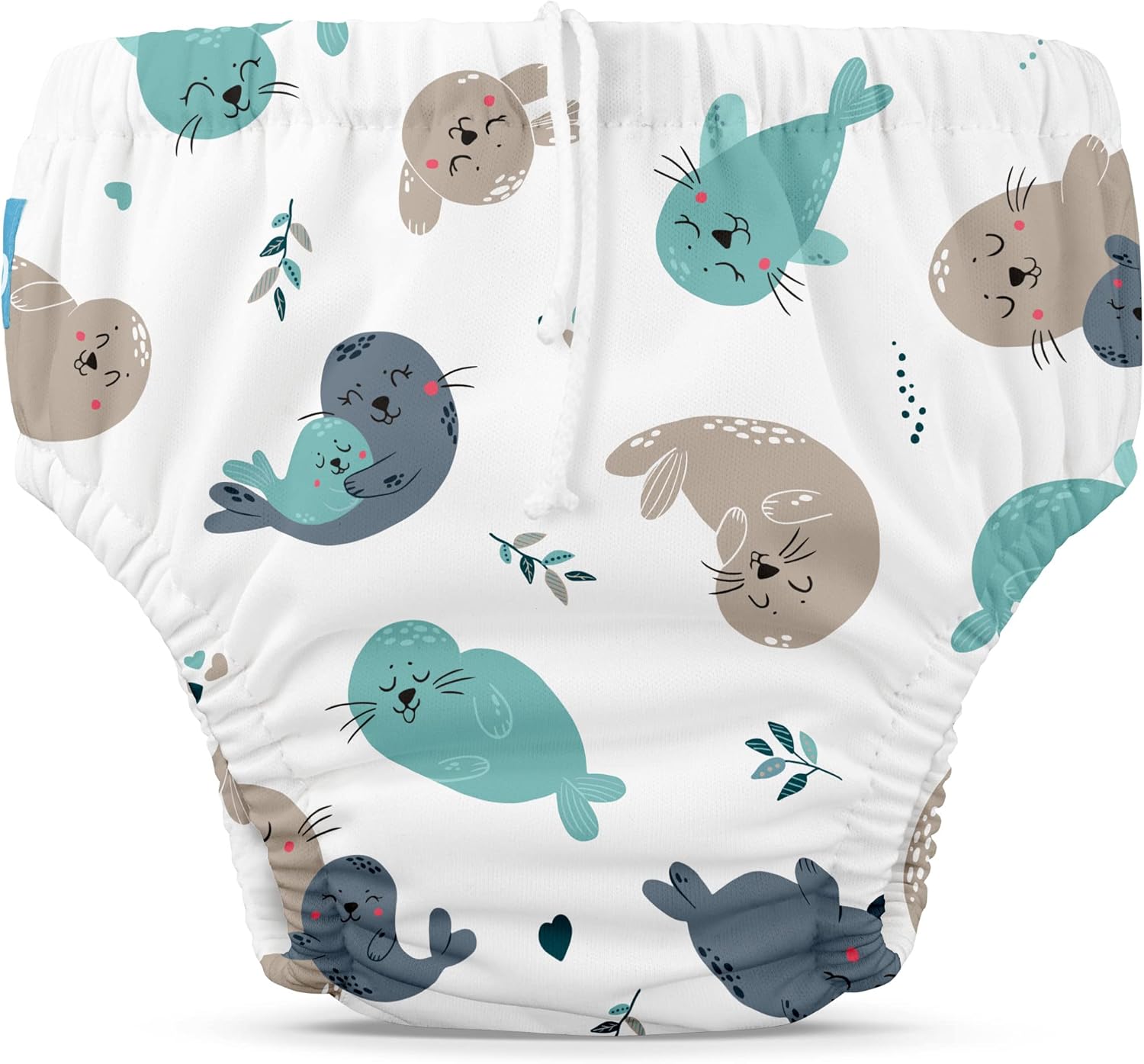 Reusable Swim Diaper with Adjustable Drawstring - Medium Size for Babies & Toddlers - Perfect for Pool, Beach & Water Play