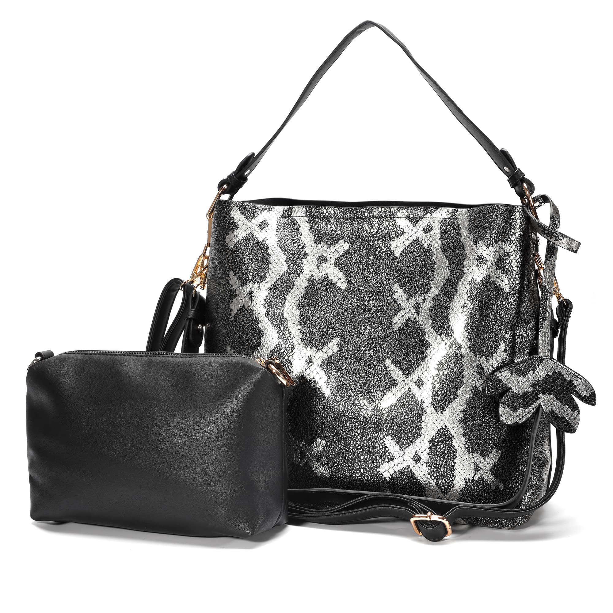 YOJOY Women's Glitter Patent Leather Satchel Handbag - Stylish Evening Clutch for Parties, Weddings & Special Occasions
