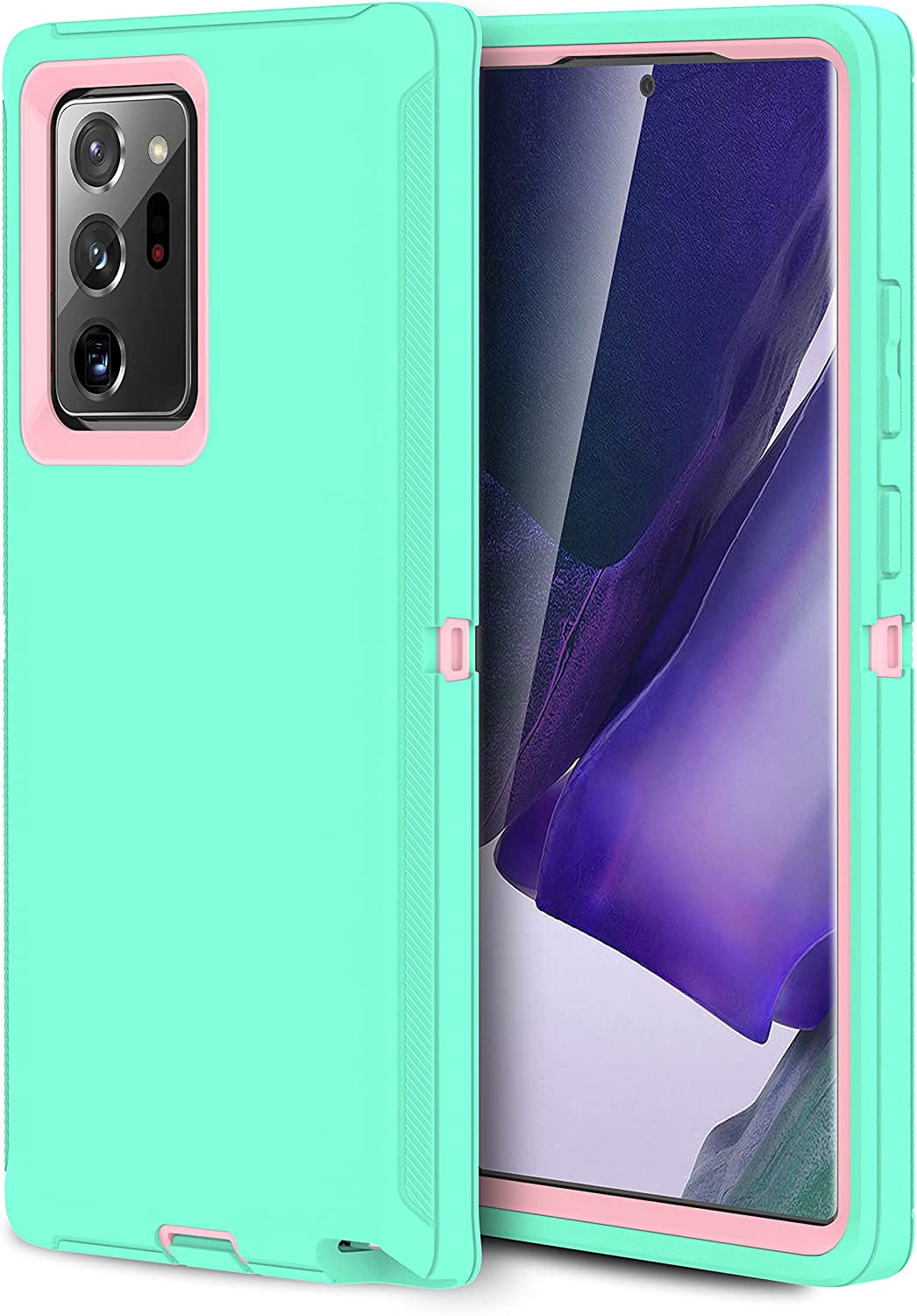 Aqua/Light Pink