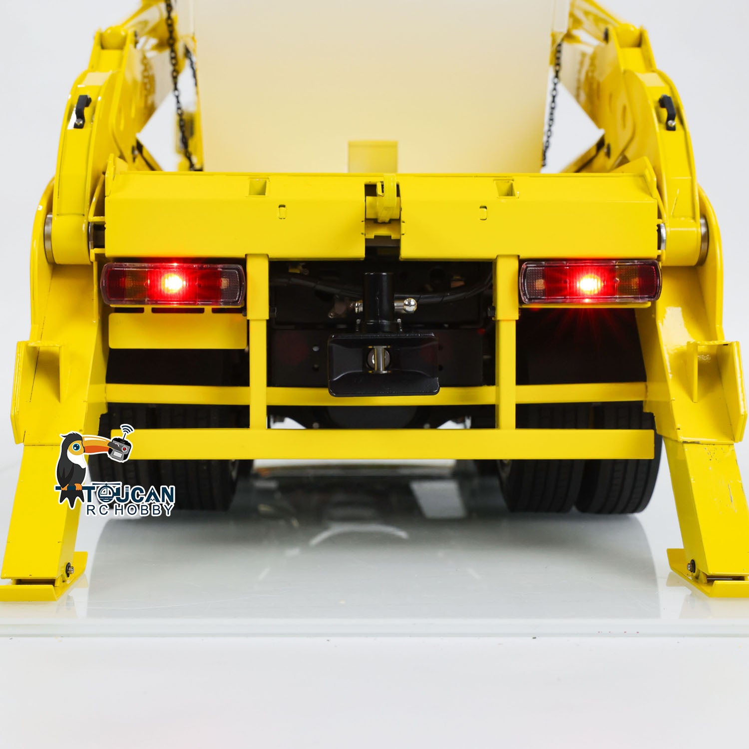 1/14 Scale 6X4 RC Hydraulic Skip Loader Truck VL18U F2000 - Metal Swing Arm, Loaded Dump Cars, 2 Speed Gearbox, 4CH Hydraulic System - Remote Control Construction Vehicle for Kids & Adults, Perfect for Indoor/Outdoor Play, Construction Site Simulation, and RC Hobby Enthusiasts