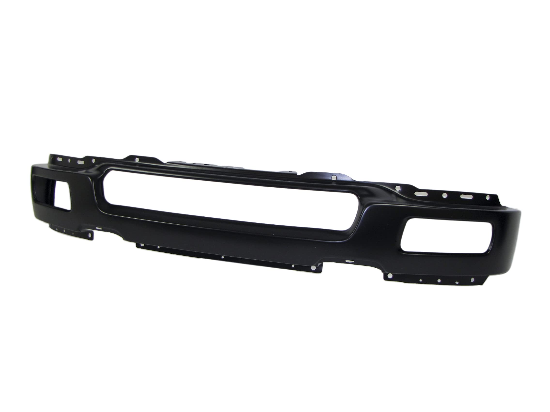 2004-2005 Ford F150 Pickup Truck Front Bumper Face Bar with Fog Light Holes - Heavy Duty Black Replacement (FO1002391) | Perfect for Off-Roading & Truck Customization