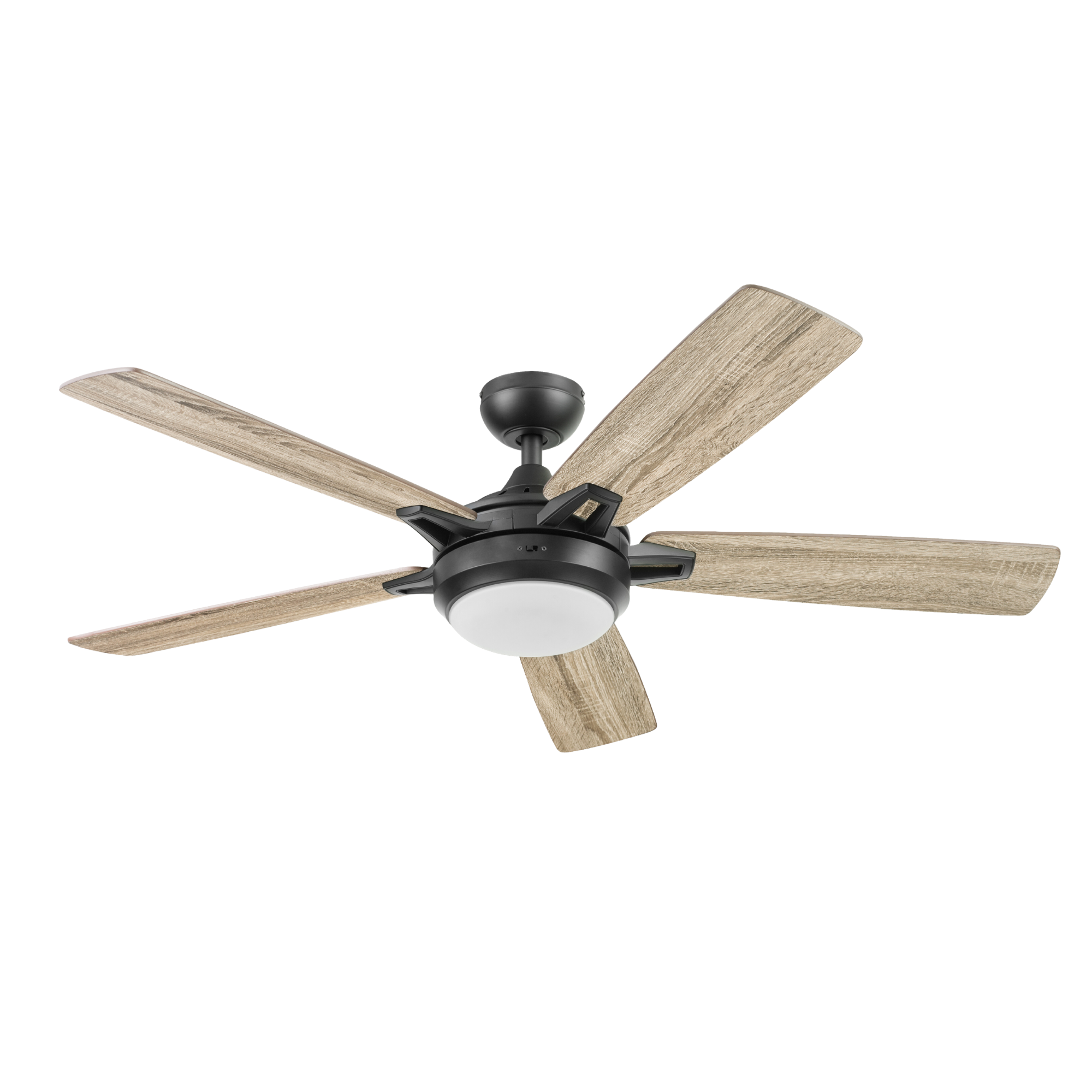 52 Inch Lorelai Smart Ceiling Fan with Remote Control in Espresso Finish - Perfect for Living Room, Bedroom, and Office Spaces