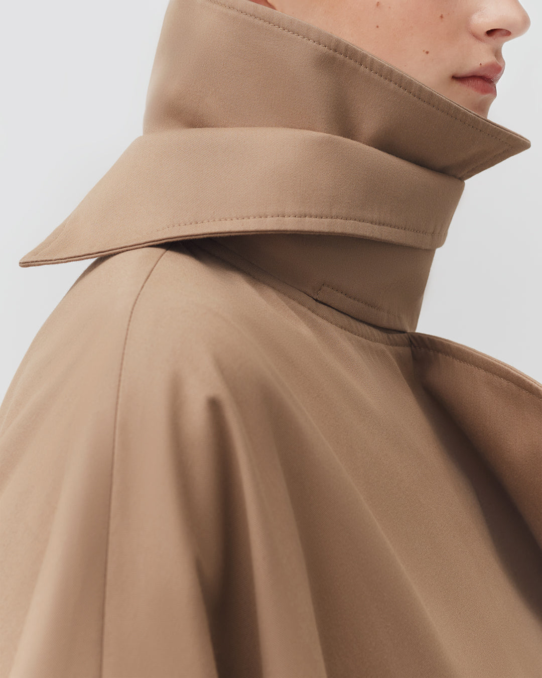 Stylish Trench Cape Coat for Women - Waterproof Windbreaker with Belt - Perfect for Fall & Winter Fashion, Outdoor Travel & Daily Commute