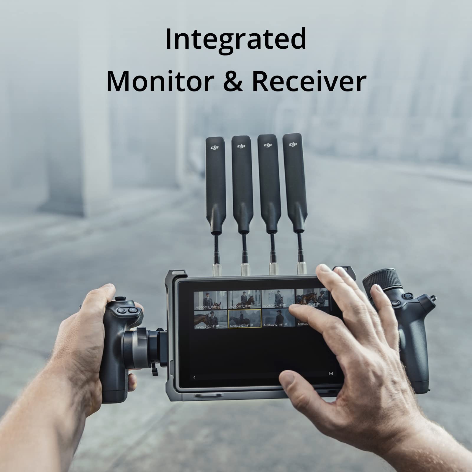 DJI Video Transmitter - 20,000ft 1080p/60fps Wireless Transmission System with Gimbal & Camera Control | Standalone Recording & Playback | Perfect for Aerial Videography & Live Streaming