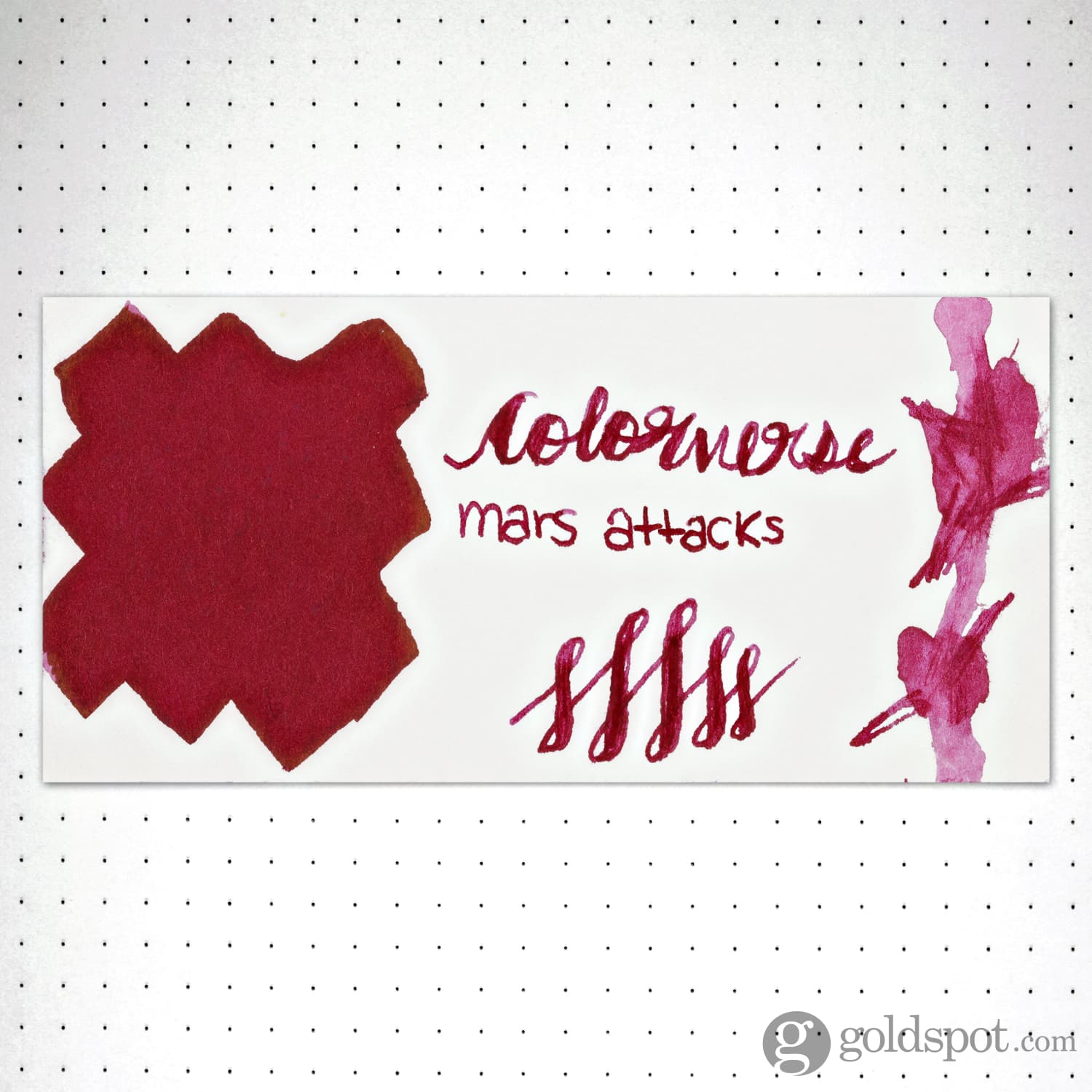 Colorverse The Red Planet Mini Bottled Ink 5mL - Vibrant Red Fountain Pen Ink for Calligraphy, Journaling & Artistic Writing - Perfect for Mars Themed Gifts & Space Enthusiasts