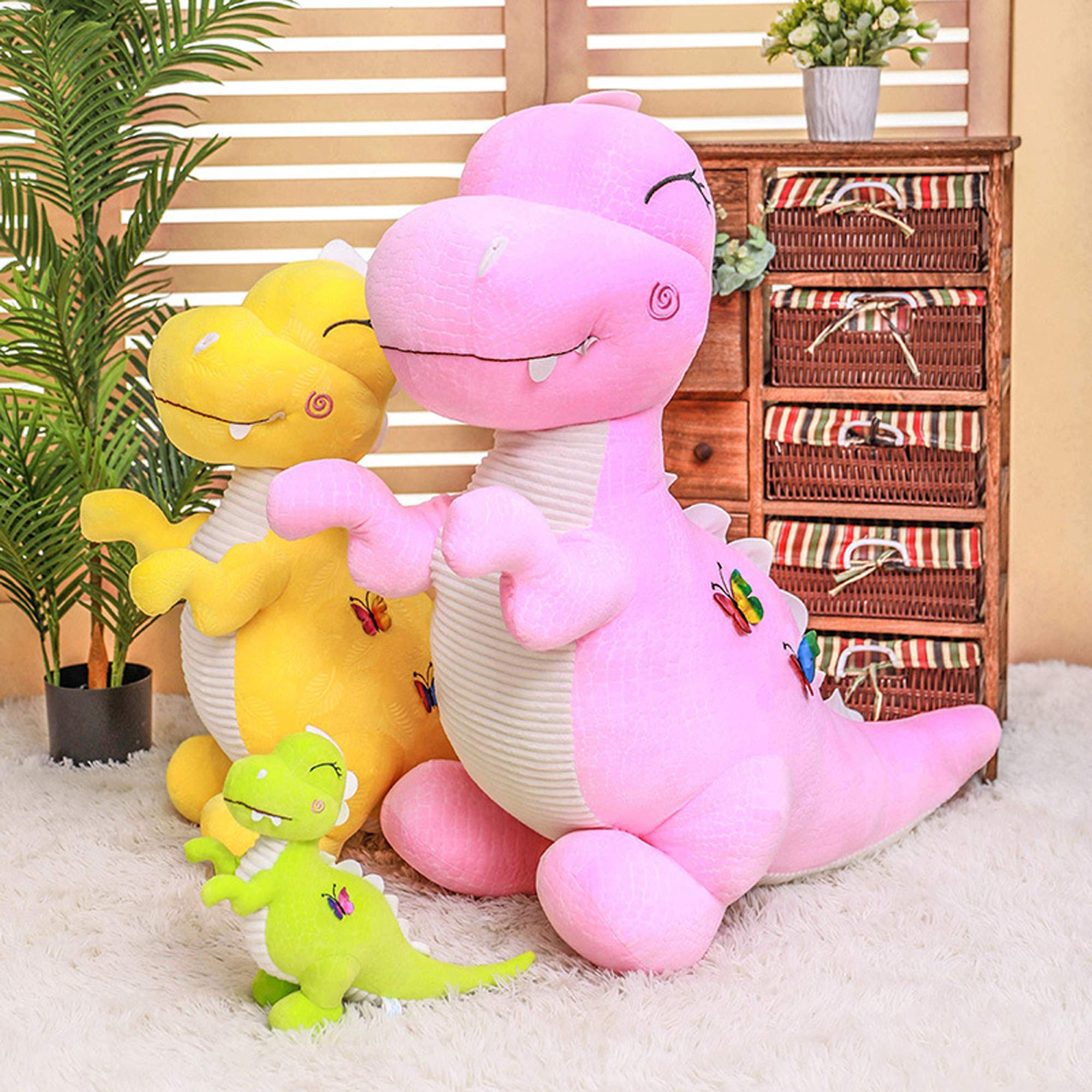 Wemi Pink Dinosaur Stuffed Animal - 19