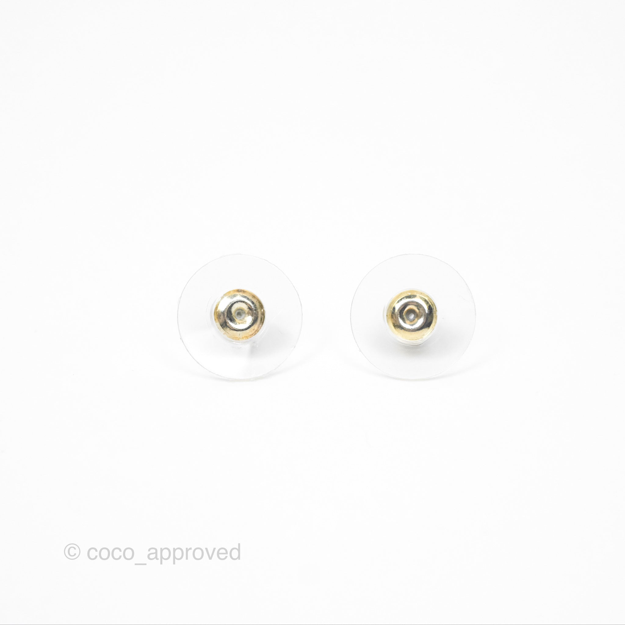 Chanel CC Crystal Lucky 4 Leaf Clovers Earrings in Silver Tone - 23S Collection | Elegant Jewelry for Women, Perfect for Parties, Weddings & Special Occasions