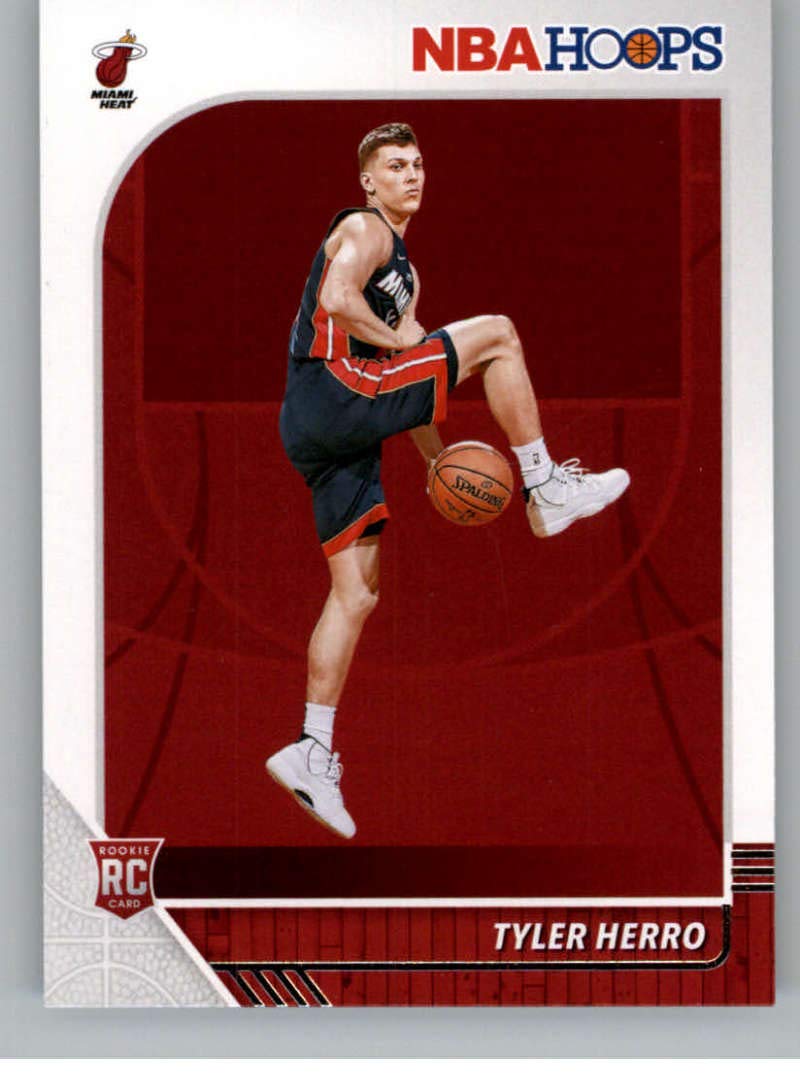 2019-20 Panini Hoops #210 Tyler Herro Miami Heat Rookie Card - NBA Basketball Trading Card for Collectors & Investors | Perfect for Sports Memorabilia Displays & Fantasy League Fans