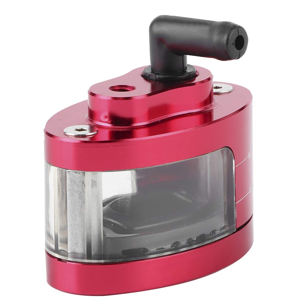 Universal Motorcycle Brake Clutch Oil Cup - Red Reservoir Bottle for Bike Maintenance