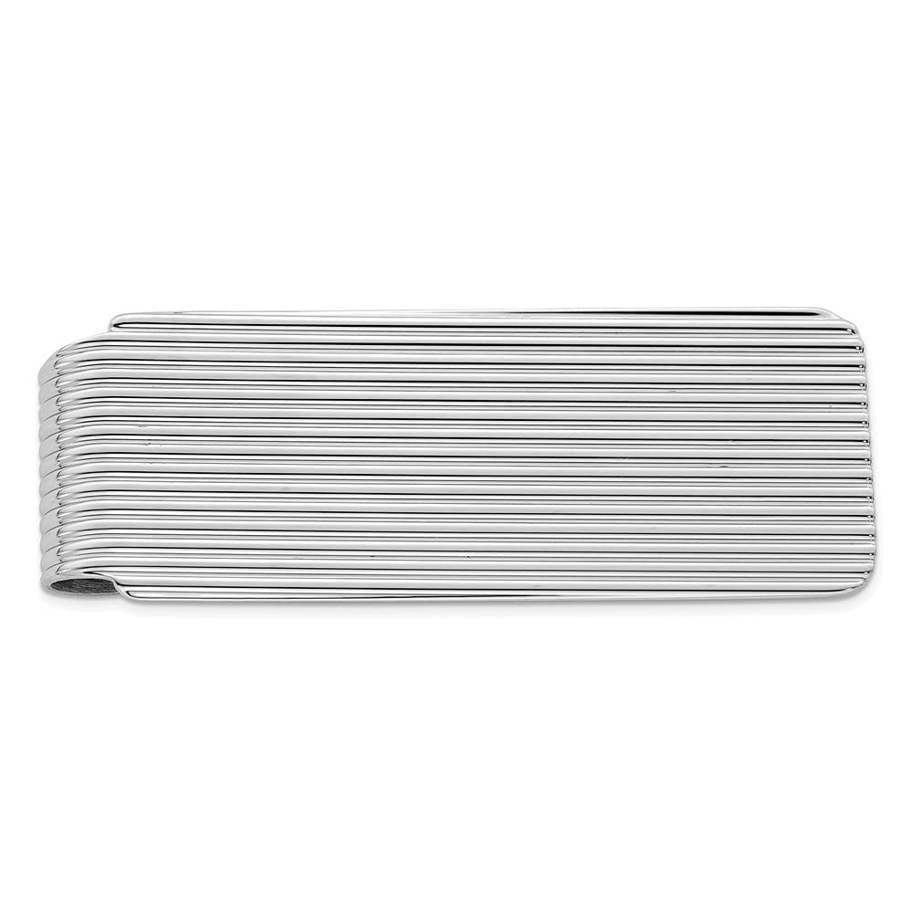 Premium 925 Sterling Silver Money Clip for Men - Elegant & Durable Cash Holder for Bills & Cards | Perfect Gift for Graduation, Wedding & Business Professionals