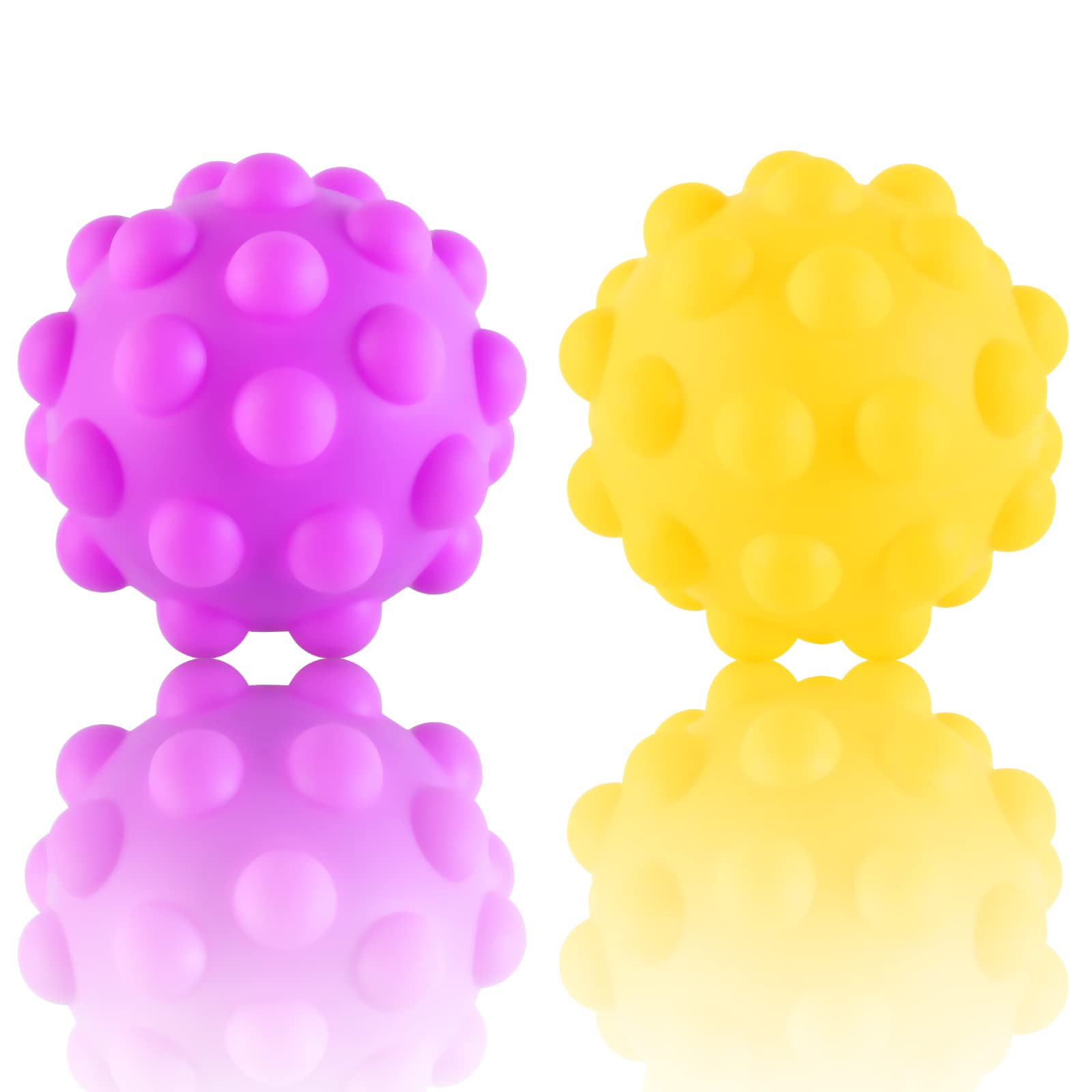 LUOWAN Pop Its Fidget Toys for Kids & Adults - 2 Pack Stress Relief Poppers, Anxiety Sensory Toys for Autism, ADHD, Office & Classroom Use