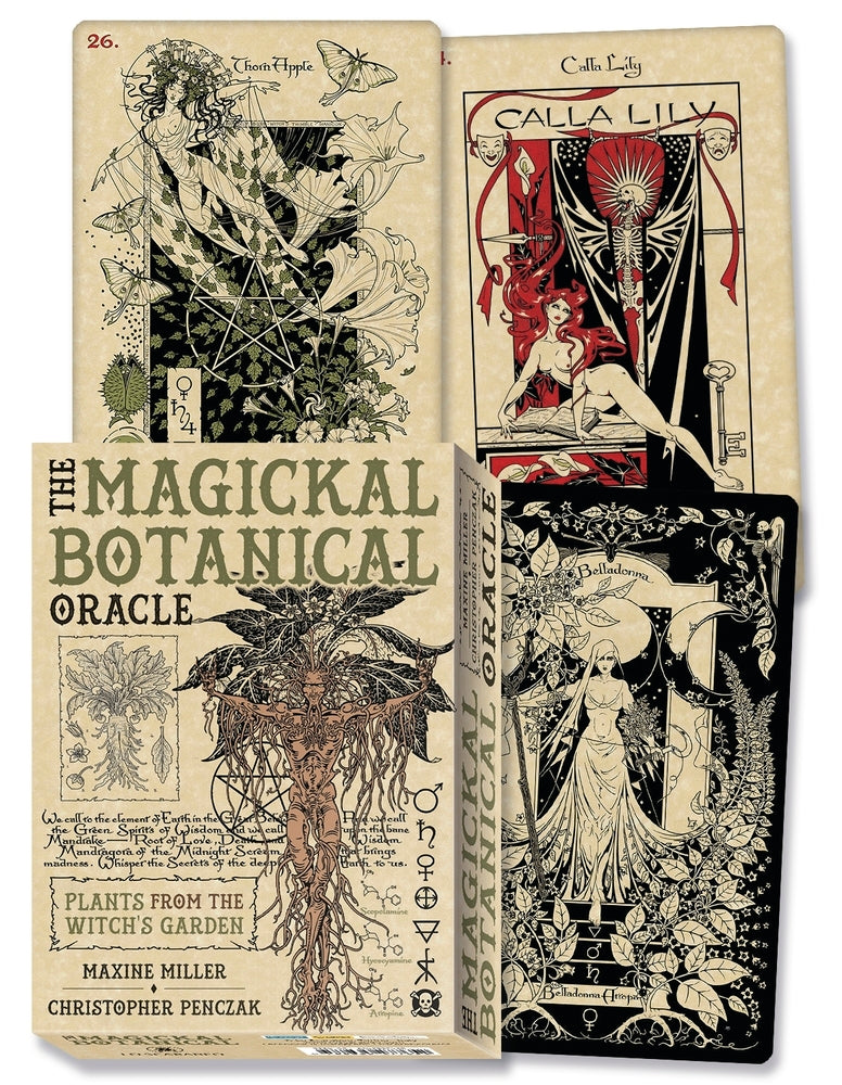 Magickal Botanical Oracle Cards - Mystical Divination Deck for Spiritual Guidance & Tarot Reading | Perfect for Meditation, Self-Discovery & Intuitive Healing