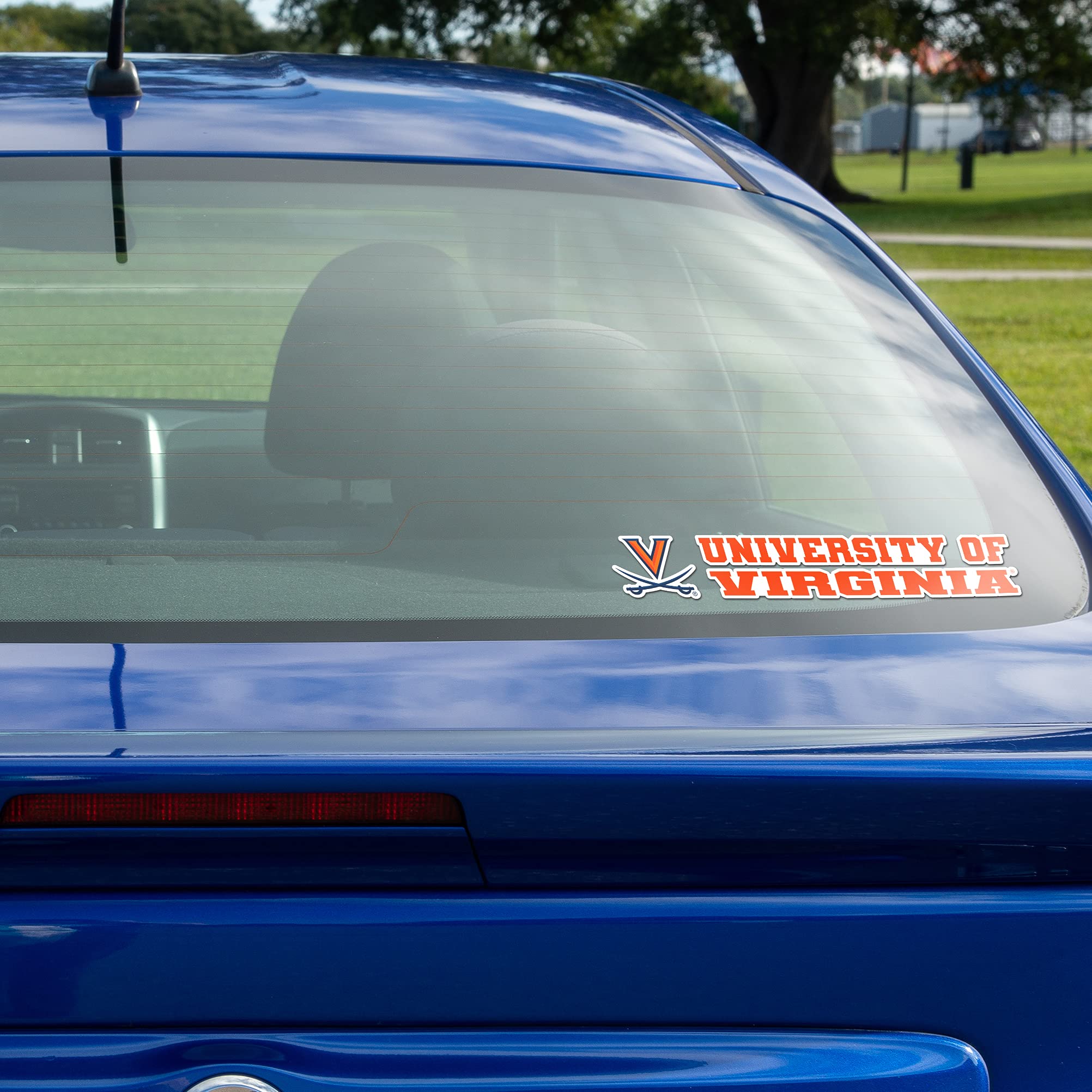 University of Virginia UVA Cavaliers Wahoos Vinyl Decal Sticker - 8 Inch Waterproof Laptop, Water Bottle, Car & Scrapbook Decoration - Perfect for College Dorms, Game Days & Alumni Pride