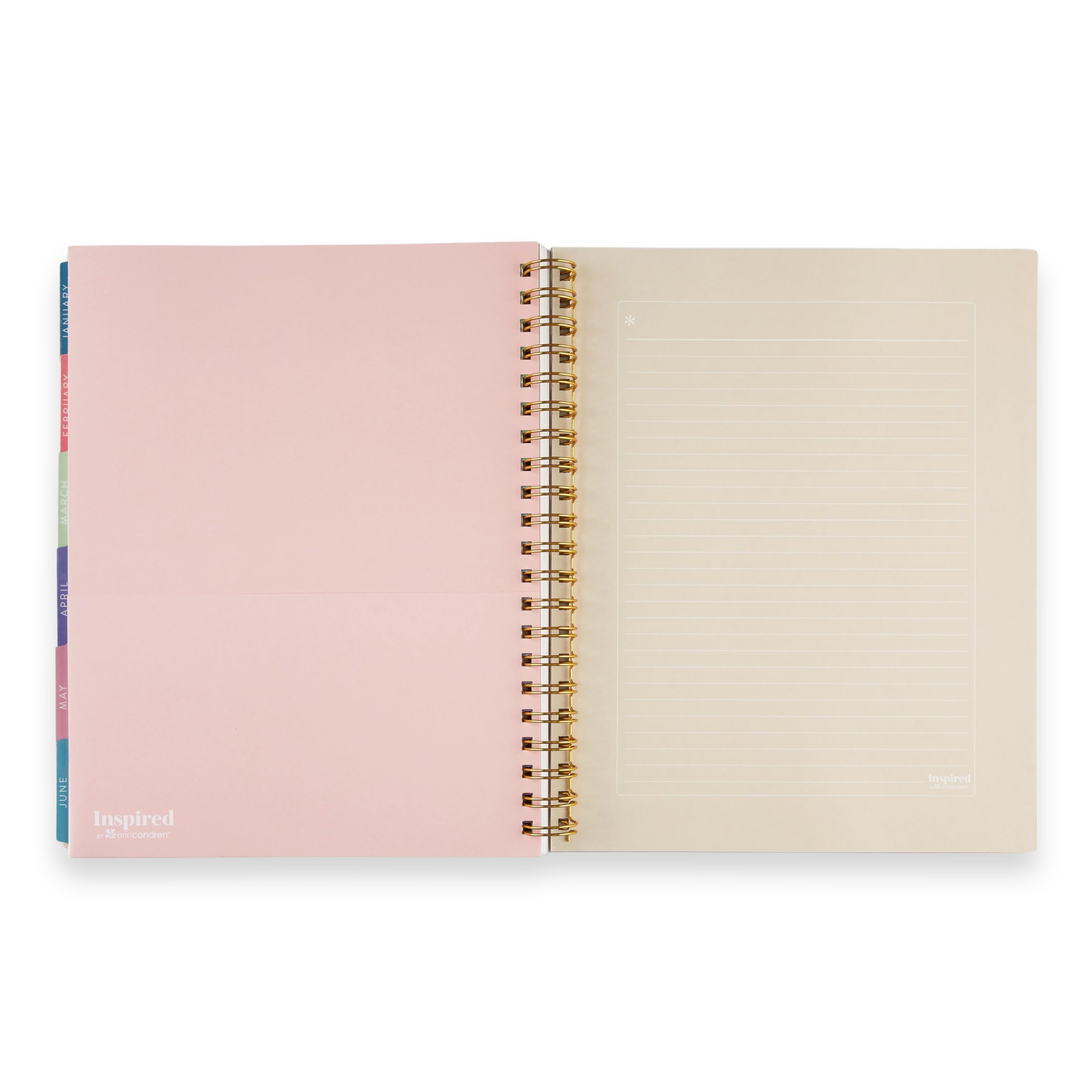 Erin Condren Inspired Large Weekly & Monthly Dated Planner (July 2024 - June 2025) - Boho Floral Cover | Perfect for Work, School & Personal Organization