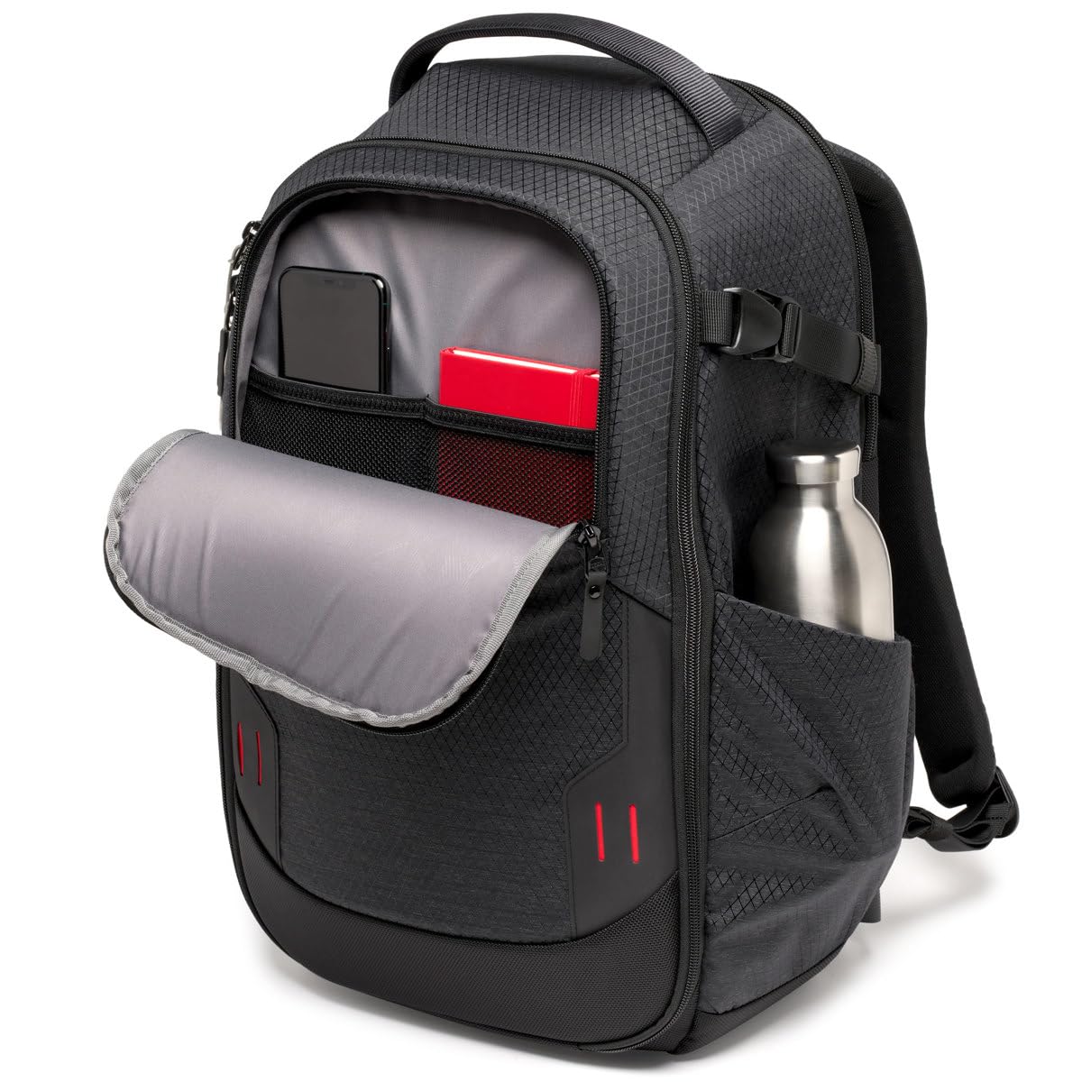 Manfrotto PRO Light Frontloader M Professional Camera Backpack - Side & Front Access, Tripod Mount, Padded Design with Interchangeable Dividers (Black) | Perfect for Photographers, Videographers & Travel Enthusiasts
