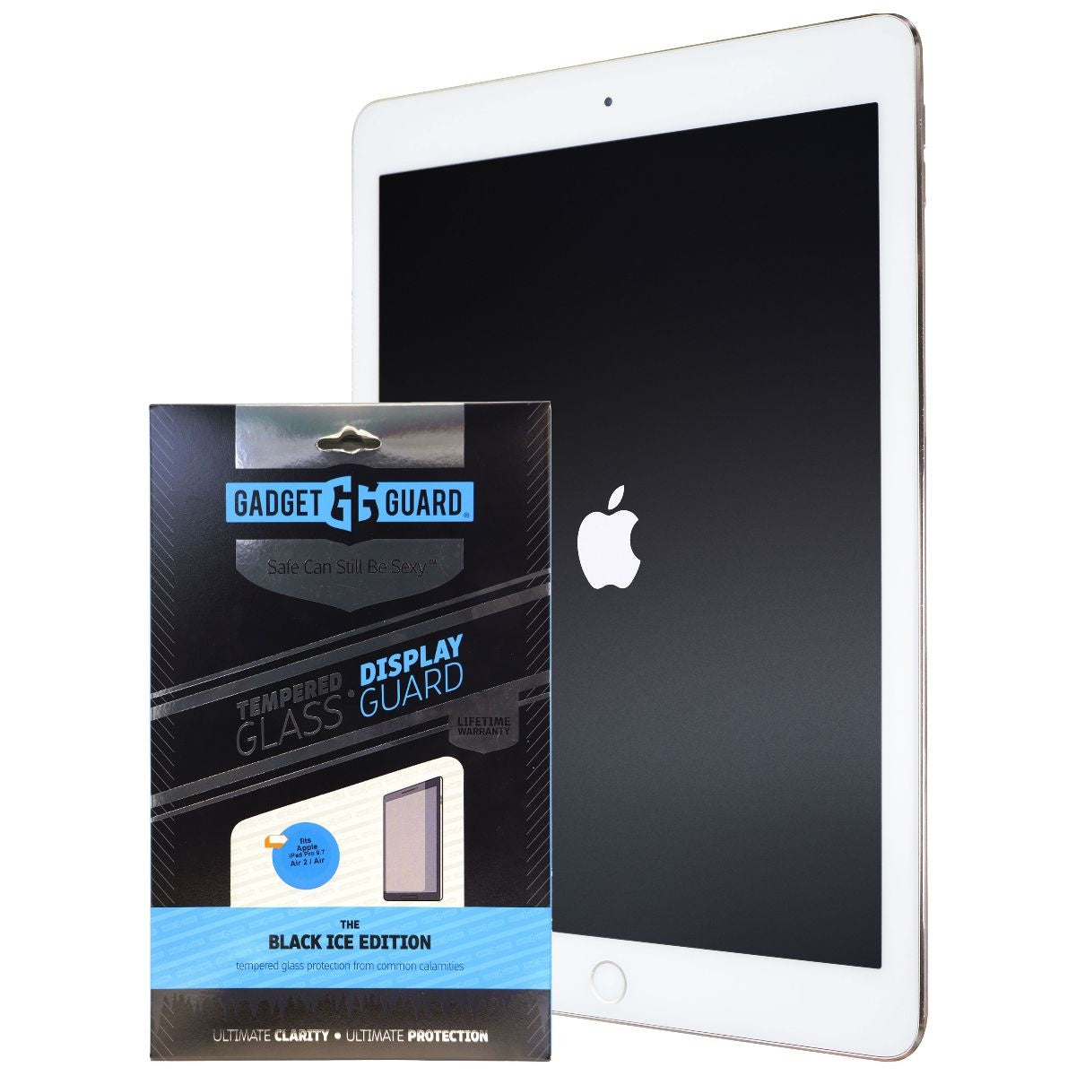 Apple iPad Pro 9.7-inch 1st Generation 32GB Wi-Fi Gold - with Screen Protector Bundle for Work, Study & Entertainment