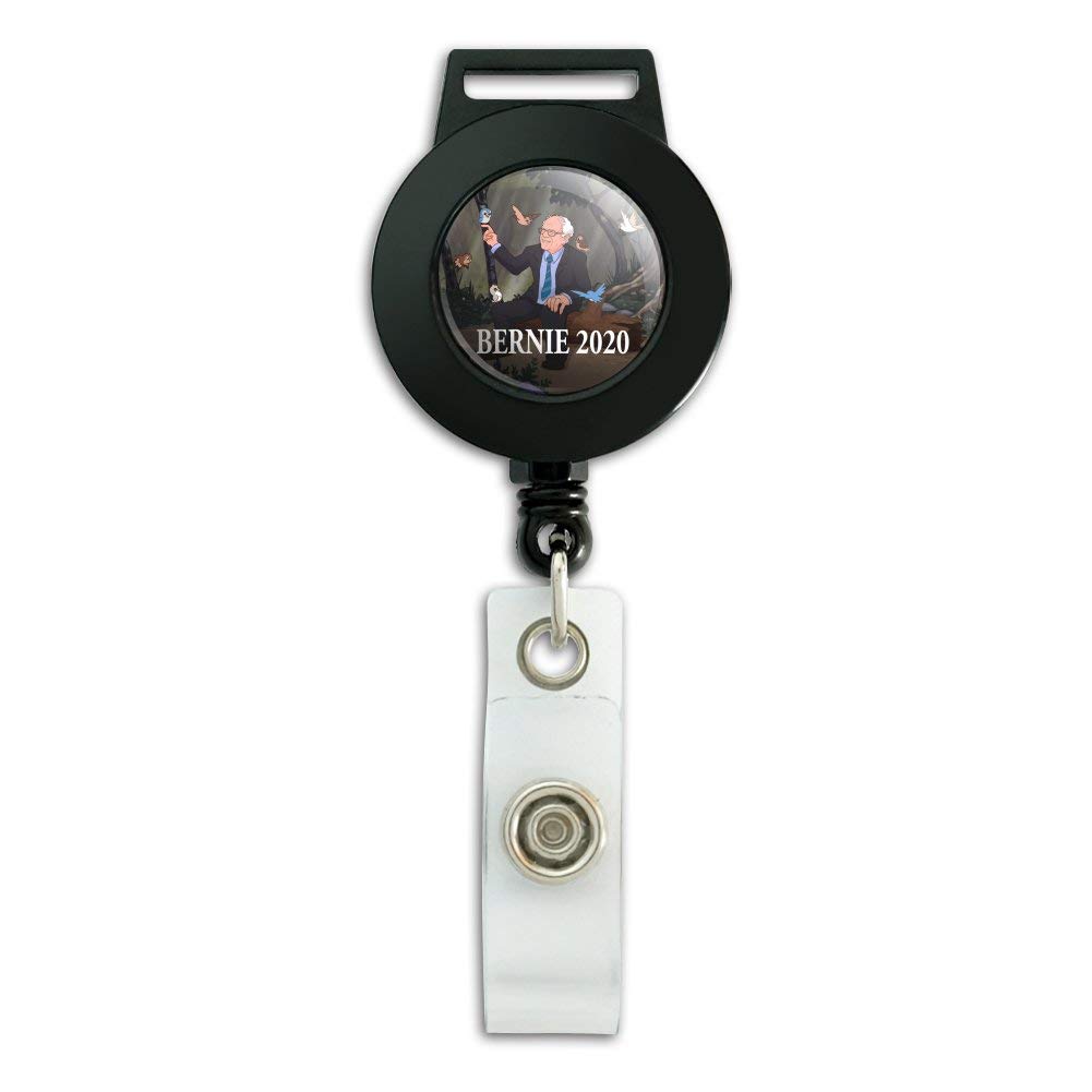 Bernie Sanders 2020 Retro Cartoon Lanyard - ID Badge Holder for Office & Events