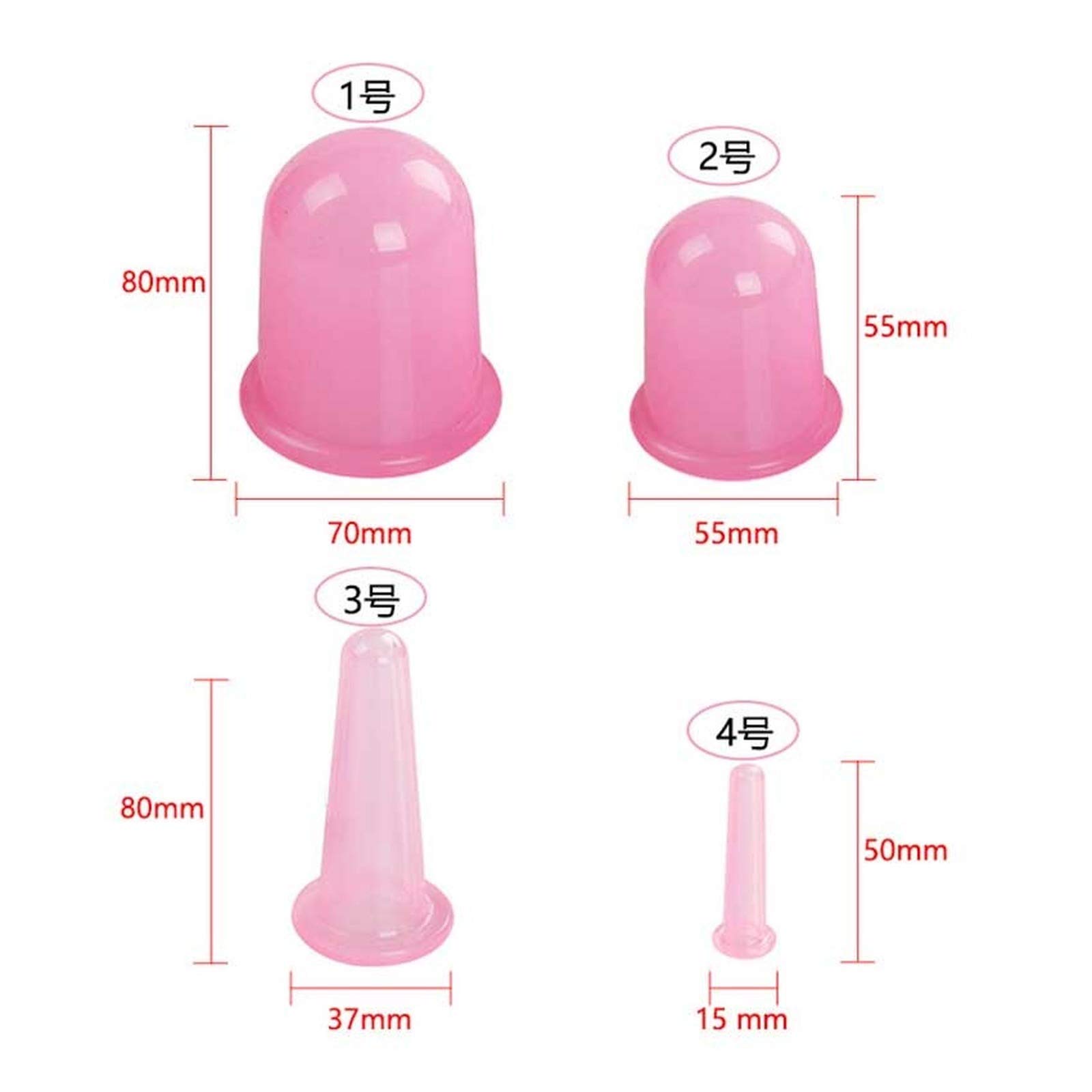 7-Piece Silicone Anti-Cellulite Cupping Therapy Set - Vacuum Massage Cups & Body Roller for Pain Relief, Detox & Skin Tightening - Perfect for Home Spa, Post-Workout Recovery & Relaxation