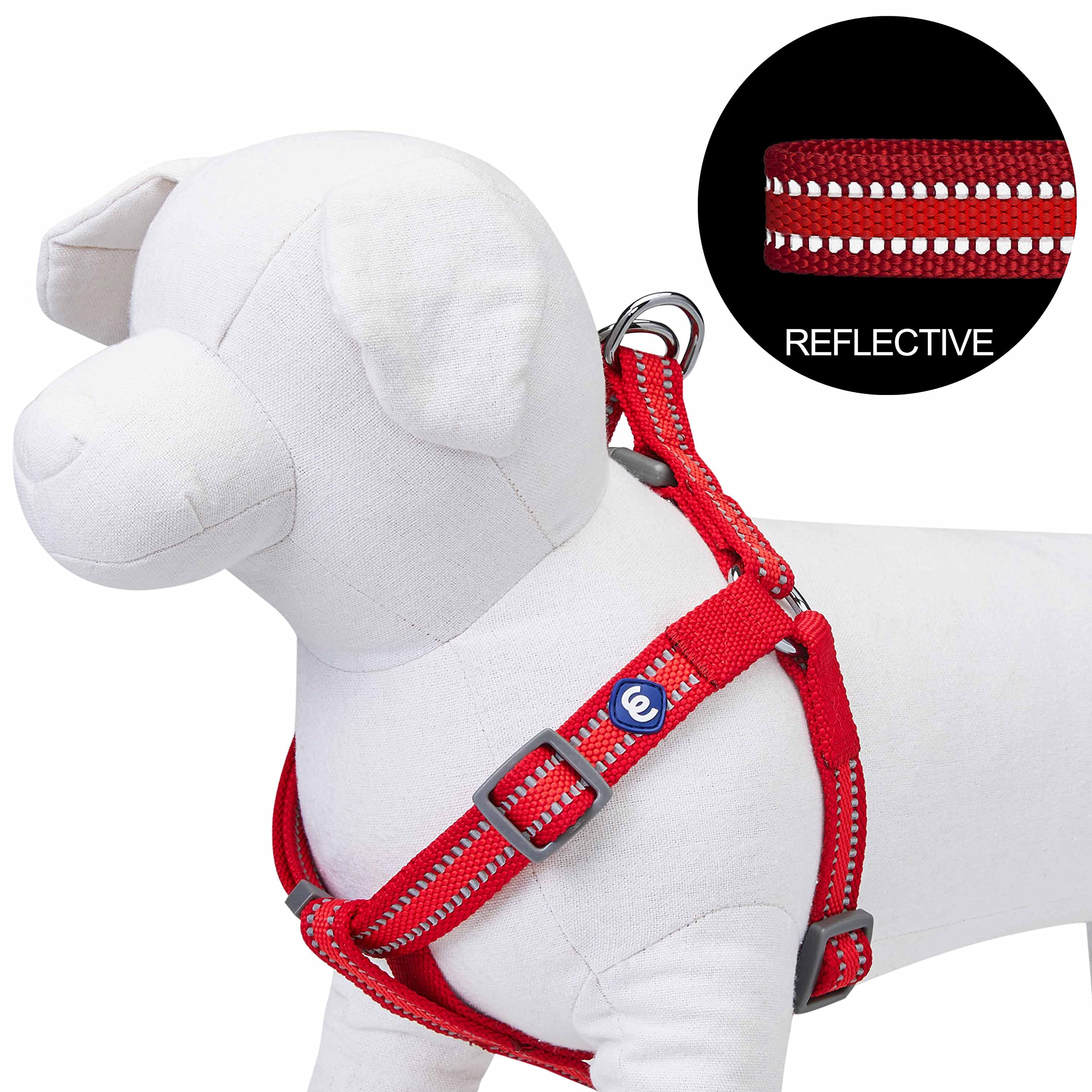 Blueberry Pet Essentials Step-in Reflective Dog Harness - Adjustable Medium (20