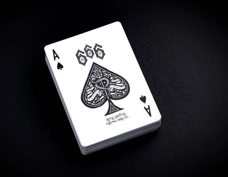 666 Cobalt Blue Playing Cards - Premium Quality Poker Cards for Magic Tricks, Cardistry & Casino Games - Perfect for Professional Magicians, Card Players & Collectors