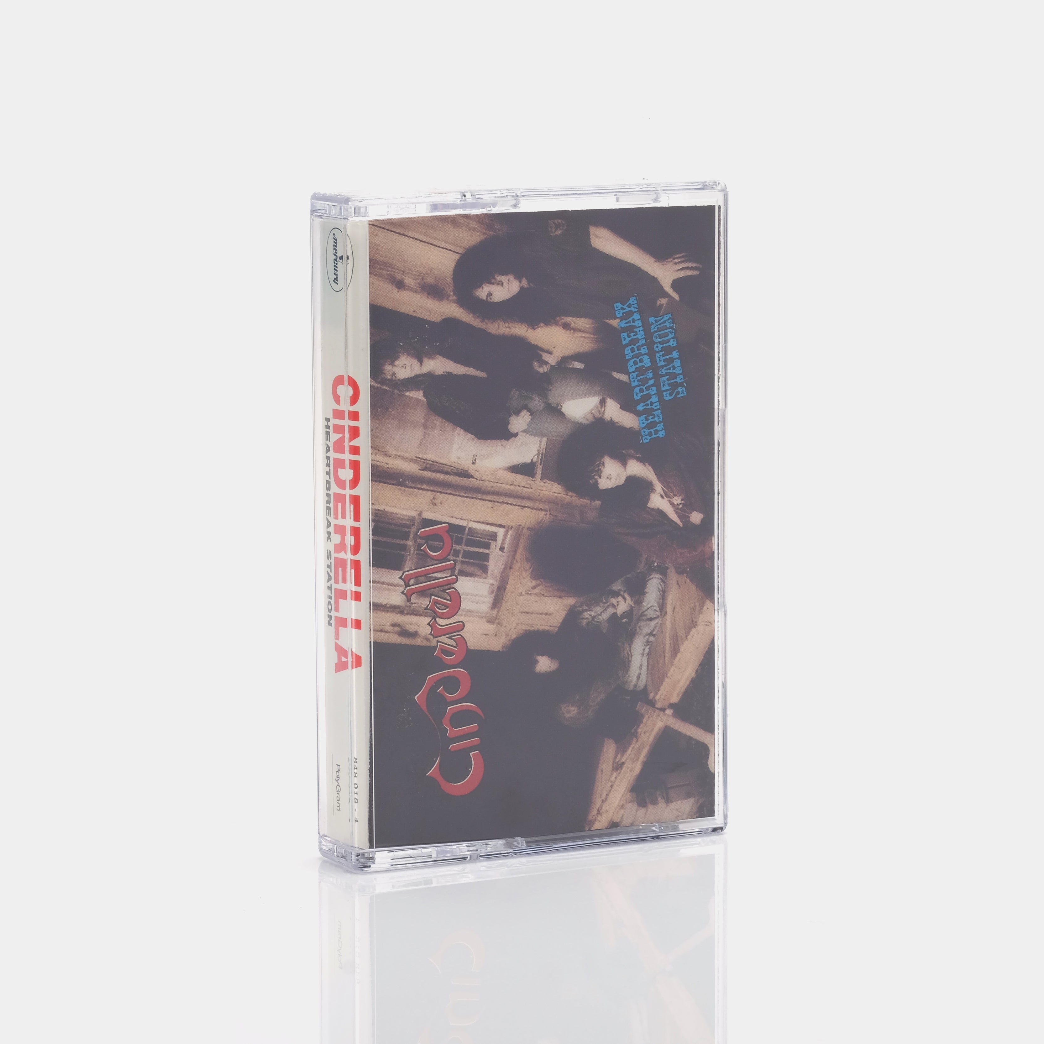 Cinderella Heartbreak Station Cassette Tape - Vintage 90s Rock Music Album for Collectors & Music Lovers (Perfect for Home Decor, Retro Parties & Nostalgic Gift Ideas)