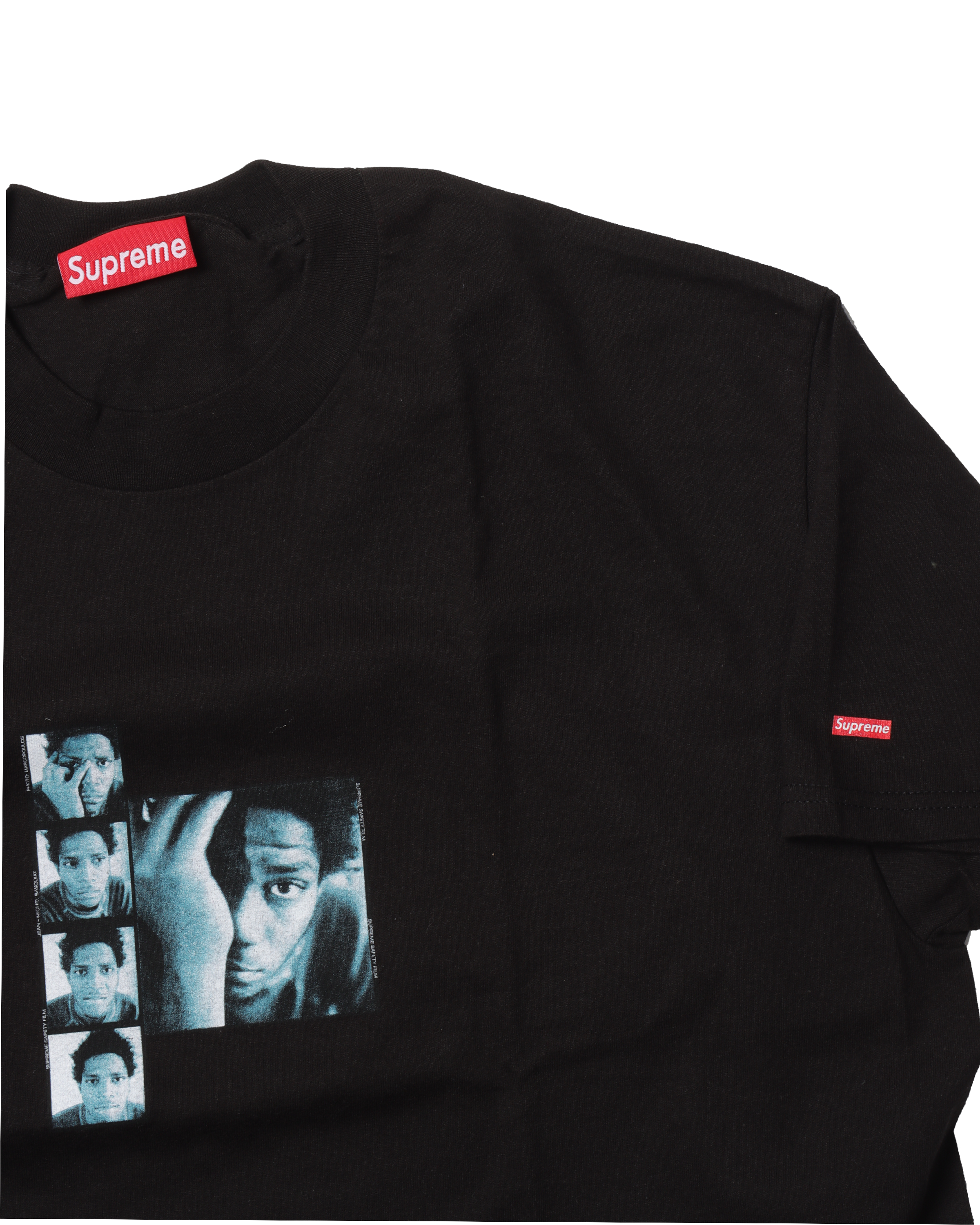 1996 Ari Marcopoulos x Jean Michel Basquiat Vintage Black T-Shirt - Limited Edition Artist Collab Tee - Perfect for Streetwear, Art Collectors & Casual Wear