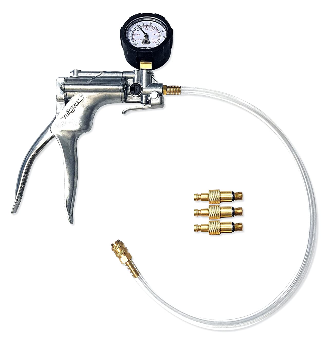 Marine Tech Professional Gearcase Pressure and Vacuum Tester Kit - Compatible with Chrysler, Evinrude, Force, Johnson & Mercury Outboard Motors - Perfect for Marine Engine Maintenance and Repair