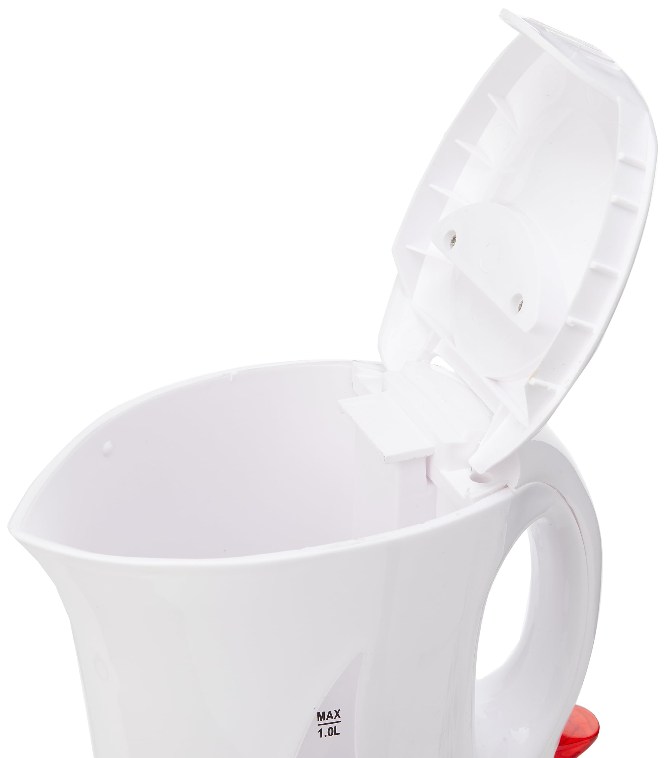 STATUS Denver Electric Water Kettle - 1 Liter Stainless Steel Tea Kettle with Auto Shut-Off - White for Home, Office & Dorm Use - Perfect for Boiling Water for Tea, Coffee & Instant Meals