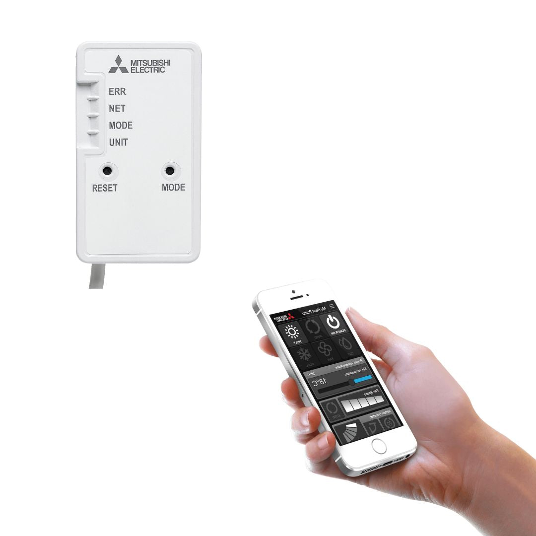 Mitsubishi Electric WiFi Interface Adapter MAC588IFE - Smart Home Automation & HVAC Control Device for Remote Monitoring & Energy Efficiency